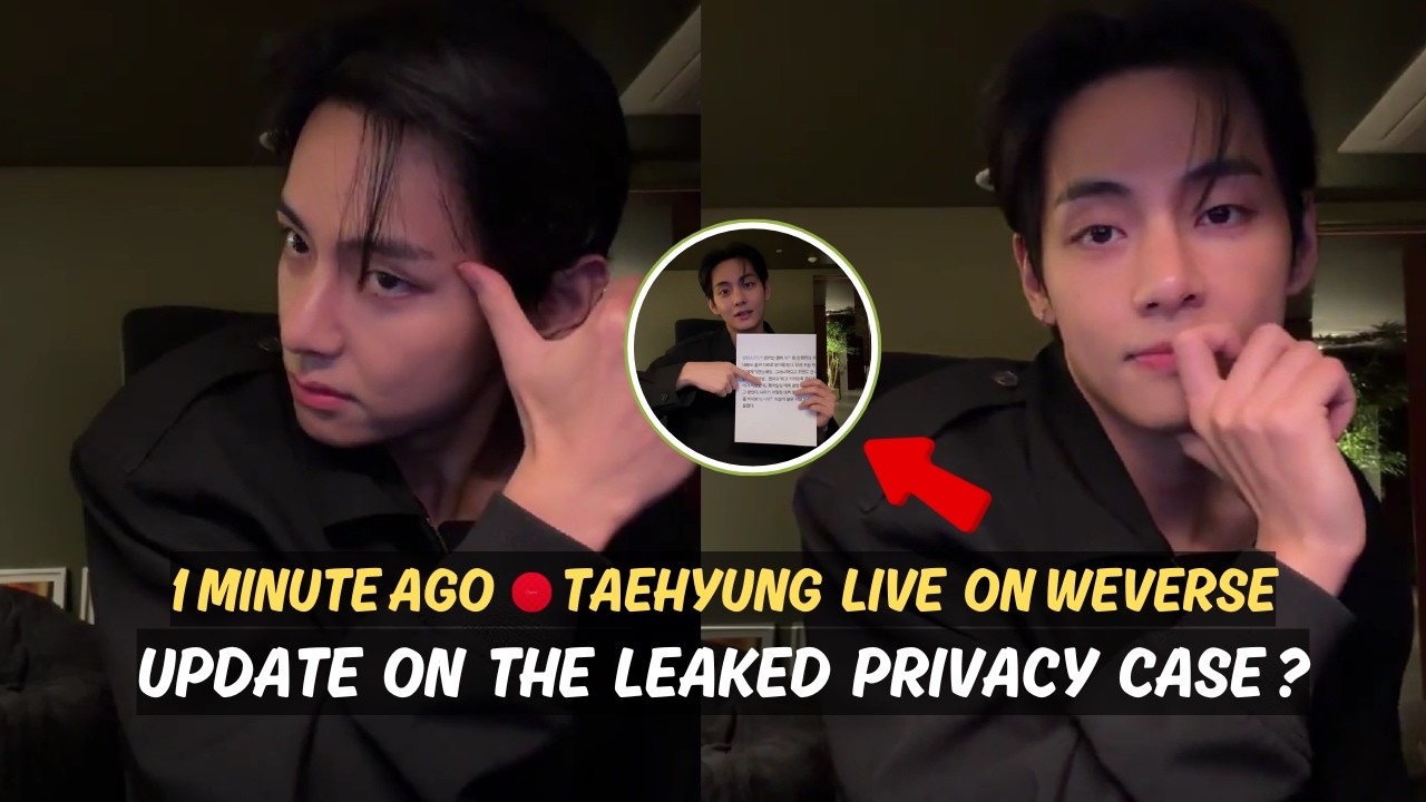 World in Uproar! Kim Taehyung Breaks His Silence on Weverse, Case Now in HYBE’s Hands