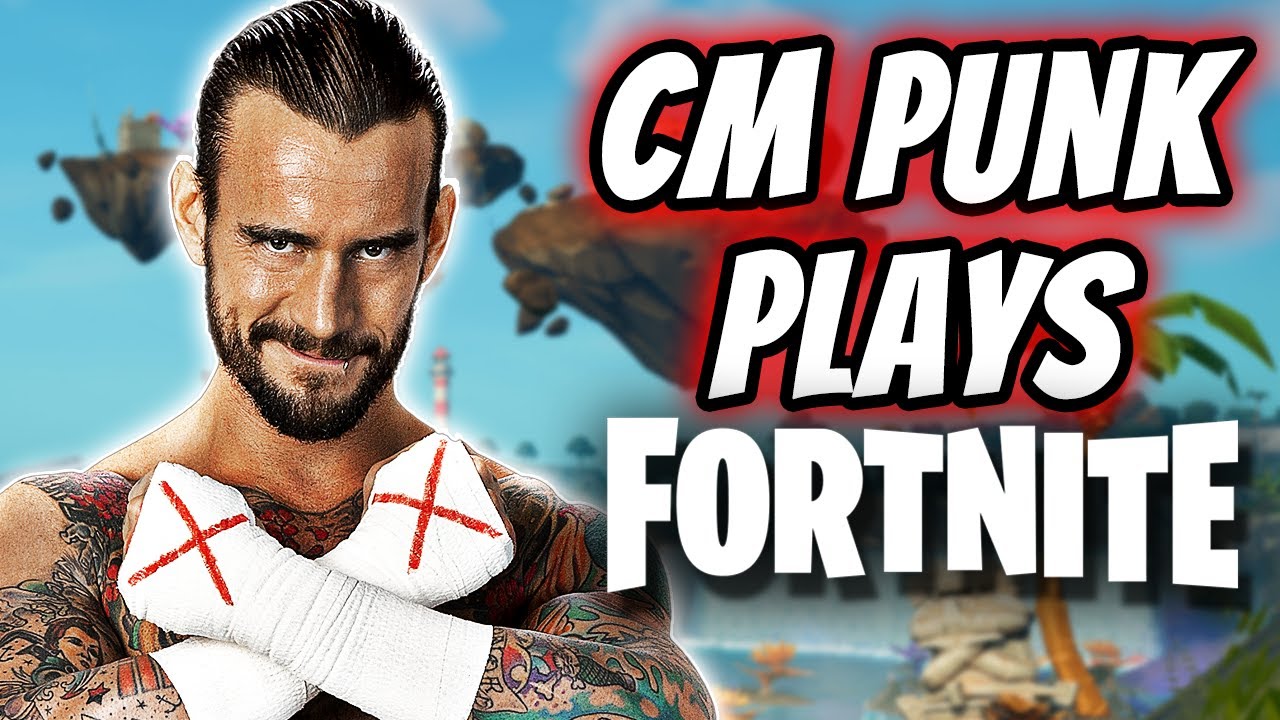 CM Punk Plays Fortnite! Soundboard Trolling!
