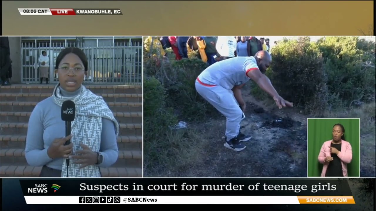 Eight suspects to appear in Kariega court for murder of two teenage girls