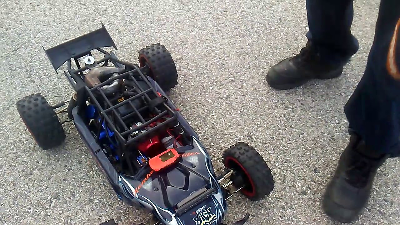 RedCat Chimera 1/5 speed run..Test and tuning.. 49mph