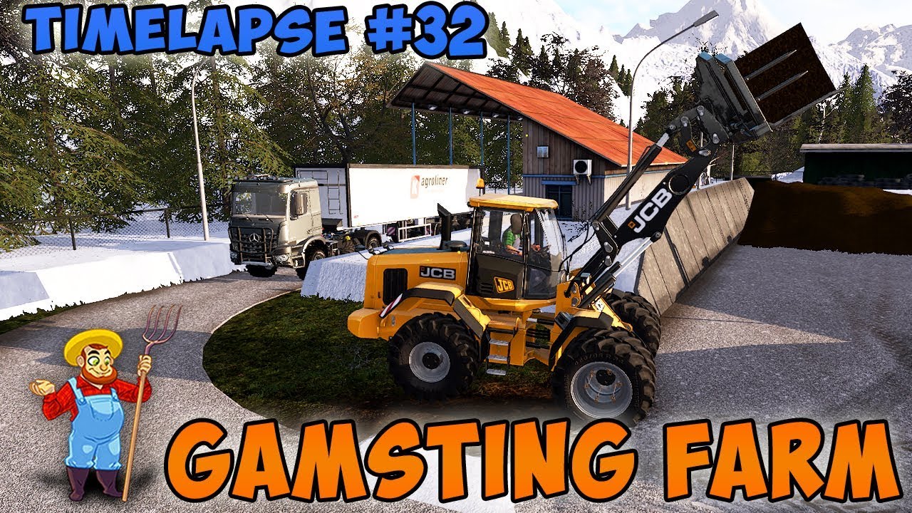 Farming Simulator 17 | Gamsting Farm with Seasons | Timelapse #32 | Winter - selling silage