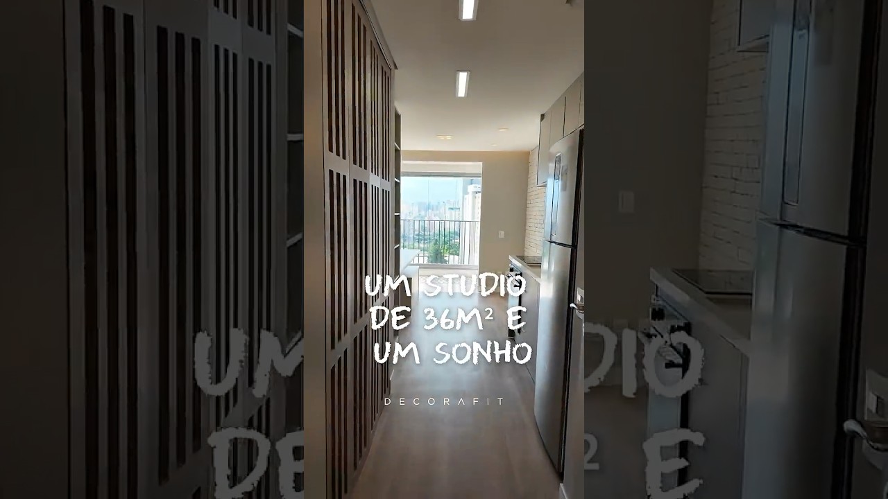 T&iacute;nhamos um studio de 36 metros quadrados e um sonho✨