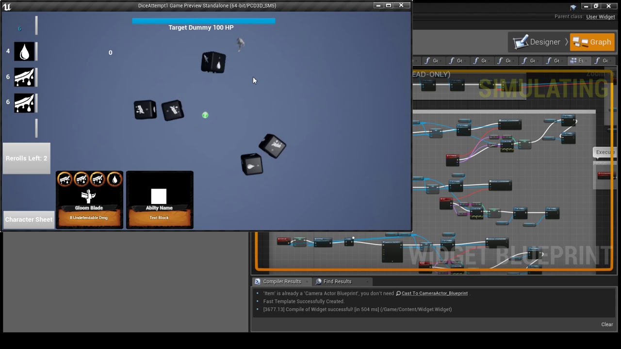 Unreal Engine 4: Dice Game