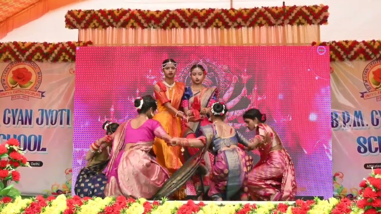 Aigiri Nandidi Dance | Annual Function | BPM Gyan Jyoti School Malipur
