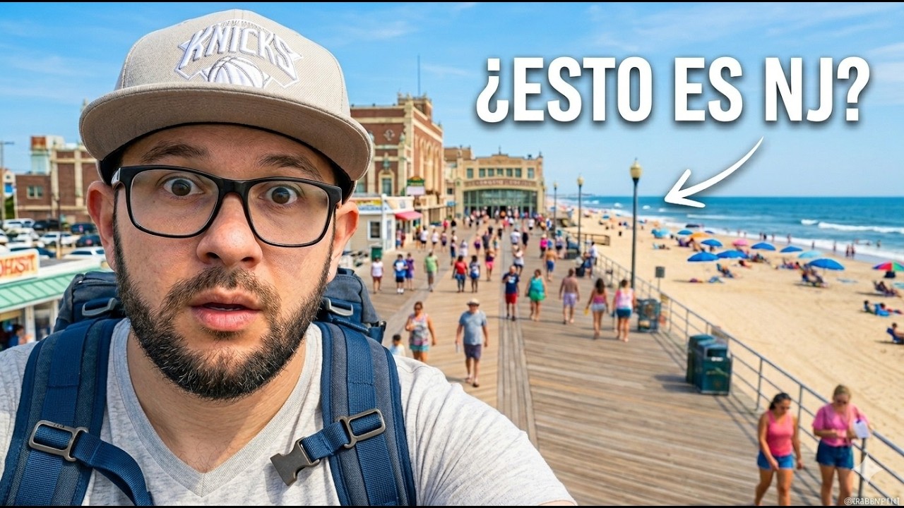 ¡Increíble! Así es la PLAYA más COOL de New Jersey: Asbury Park te Sorprenderá 🌊🎸