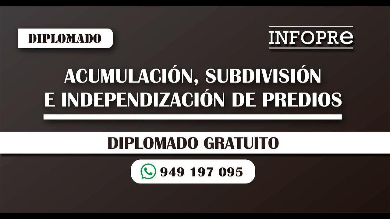 INFOPRE - Propiedad horizontal, copropiedad y acumulación de predios