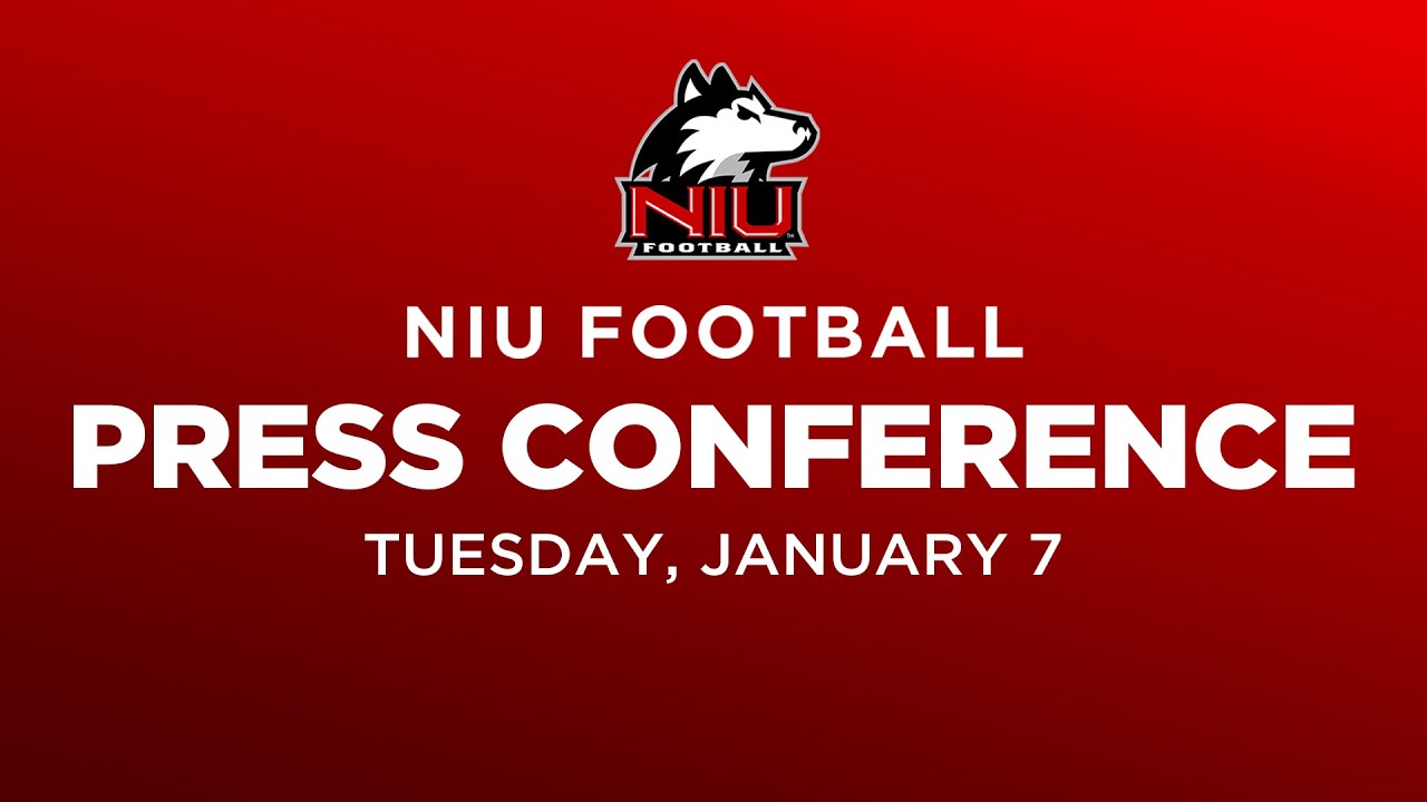 NIU Athletics Press Conference. January 7, 2024.