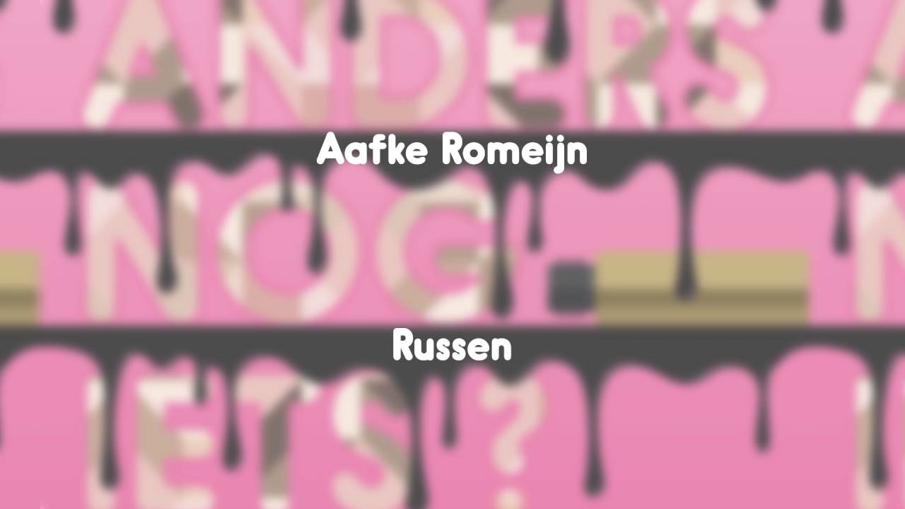 Aafke Romeijn - Russen (Official Audio)