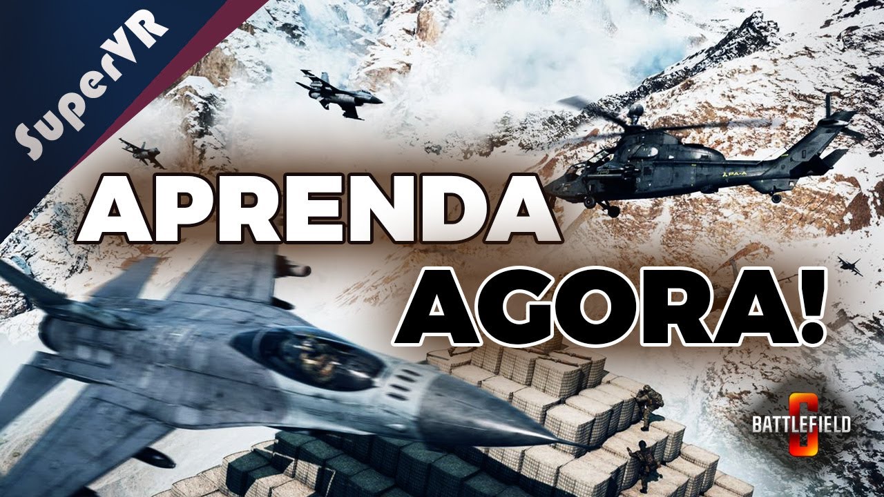 Treine com caças e helicópteros em Battlefield 6. Aprenda a instalar o treinamento de aeronaves.