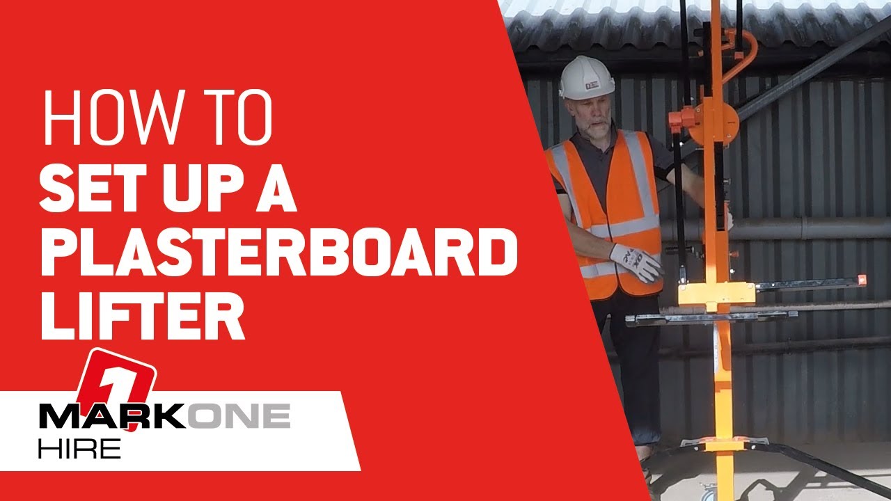 How to set up a Plasterboard Lifter - Roger Mondelin Levpano II | Mark One Hire