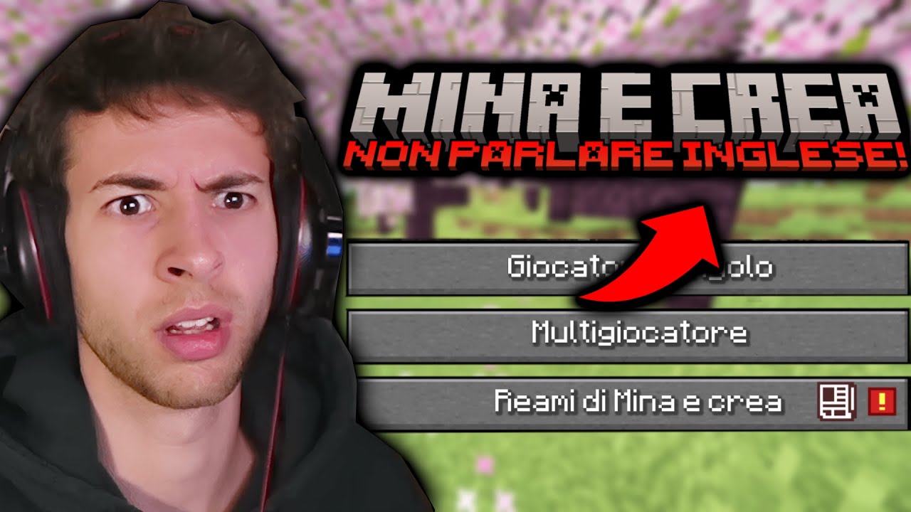 Minecraft, but I CAN'T SPEAK ENGLISH...
