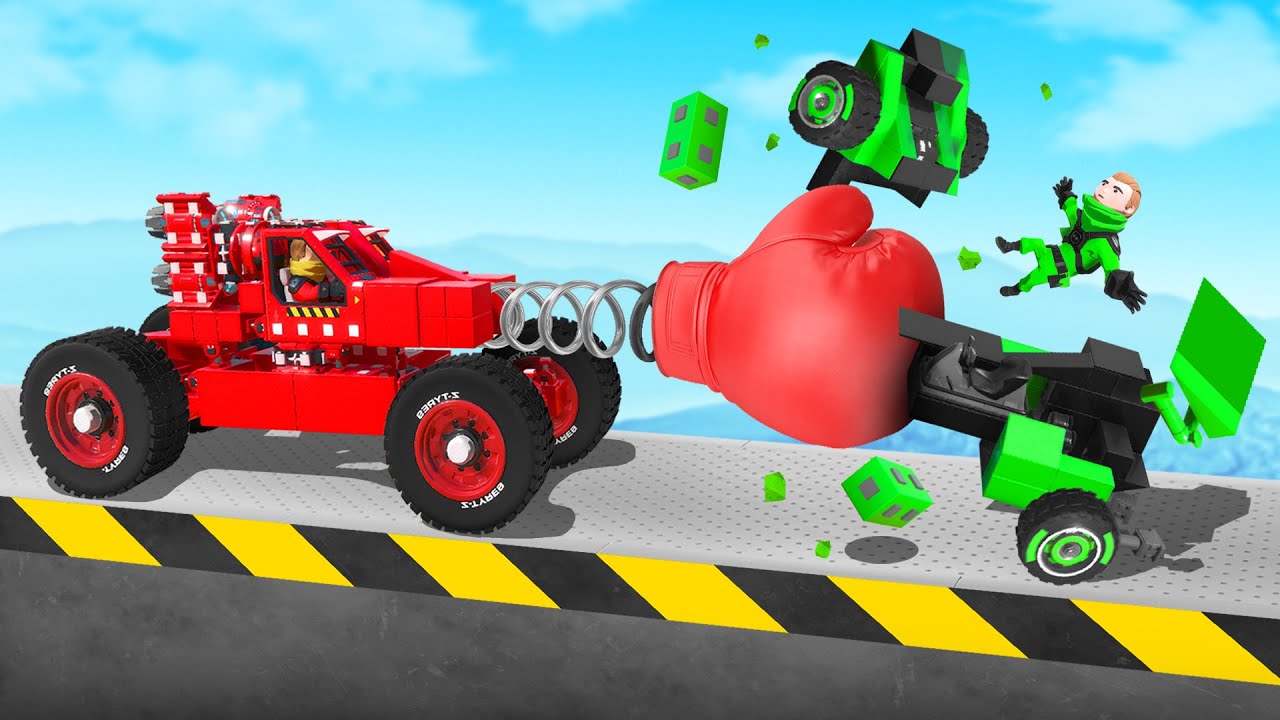 Build The BEST JOUSTING CAR Challenge! (Trailmakers)