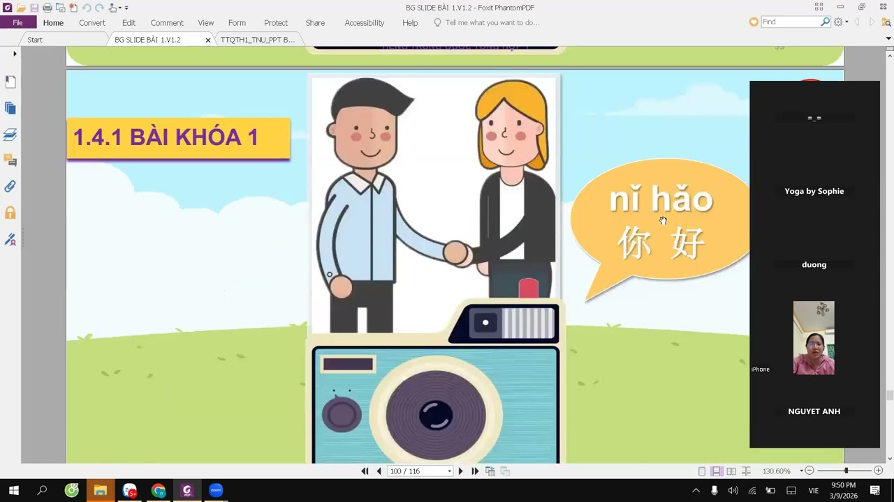 Tiếng Trung cơ bản 1 buổi 3.2