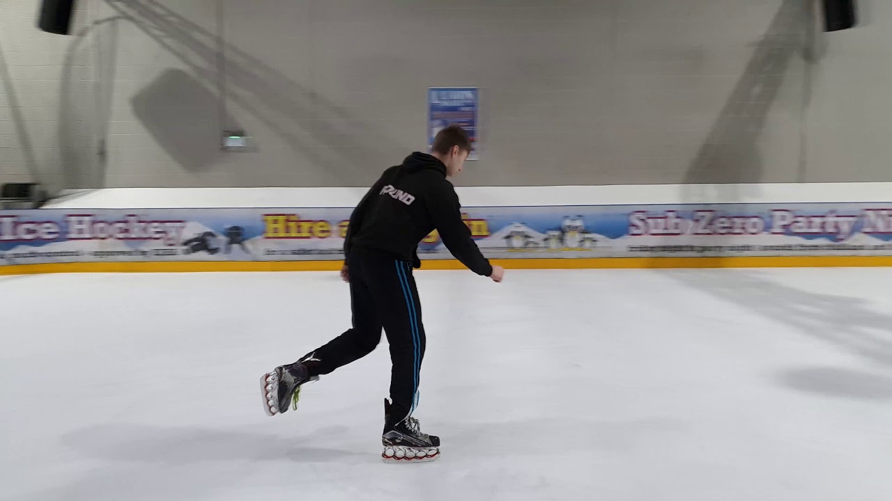 Ice skating ground touch tutorial