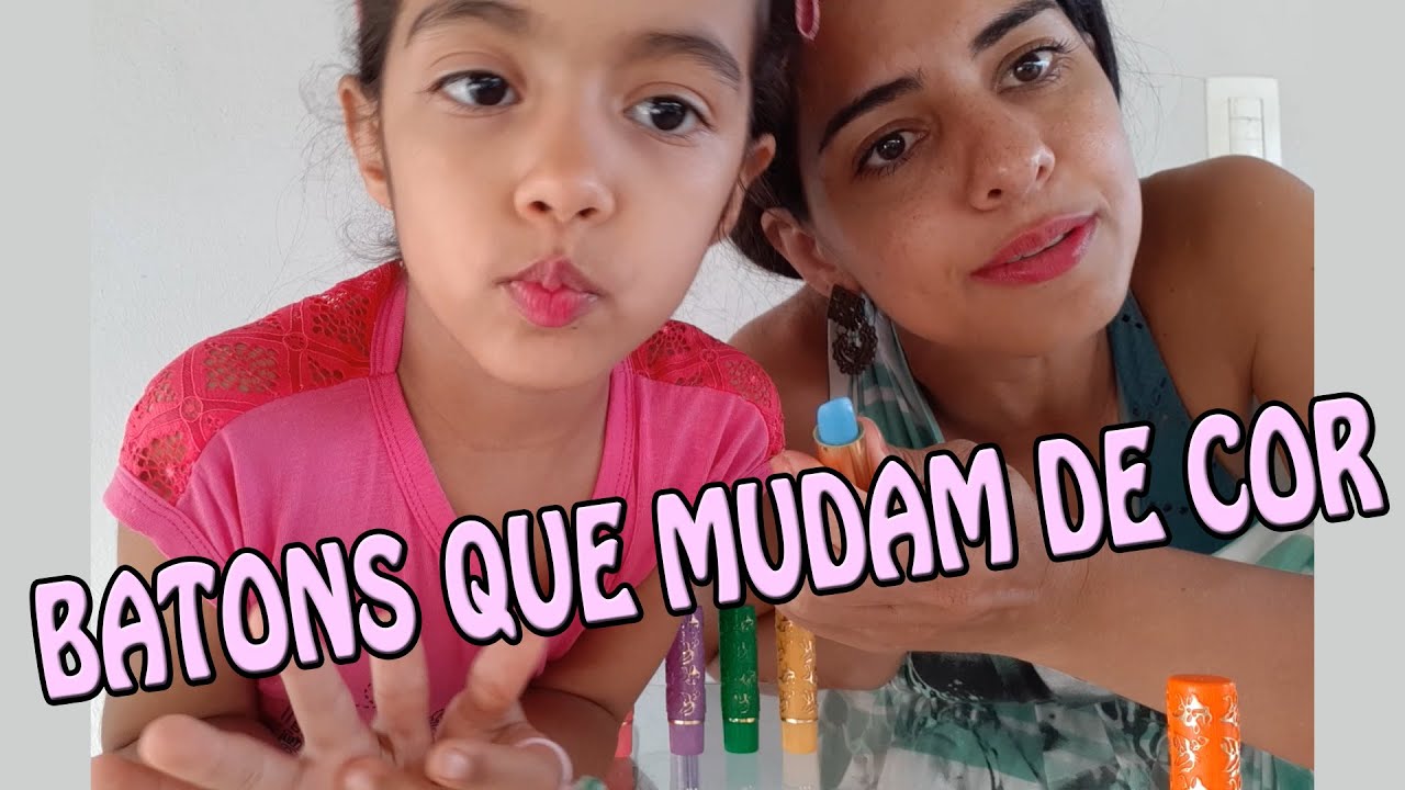 TESTANDO BATONS QUE MUDAM DE COR