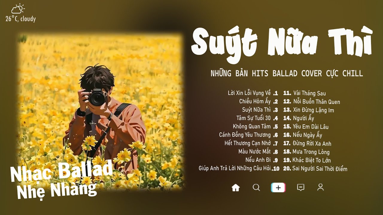 Kết Th&uacute;c Th&aacute;ng 3 Năm 2025 Với Những Bản Nhạc Ballad Buồn Nhẹ Nh&agrave;ng | Chiều H&ocirc;m Ấy, Su&yacute;t Nữa Th&igrave;,...