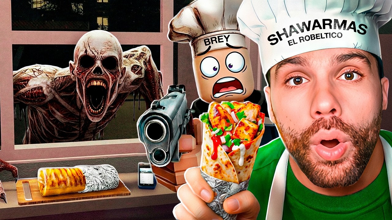 JUGAMOS EL JUEGO MAS VIRAL DE MIEDO DE ROBLOX CON @TheBrey 🤐