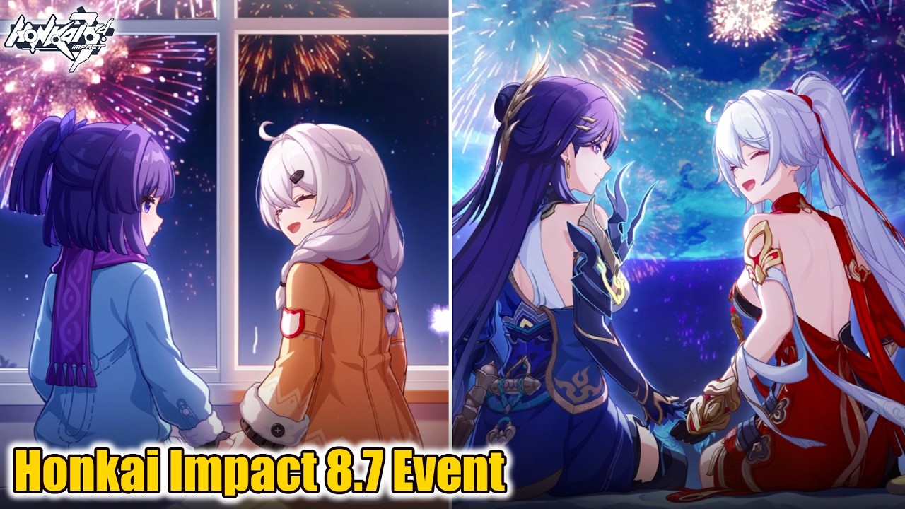 Киана и Мэй желаю Нового года, это было так давно!😭 Honkai Impact 8.7