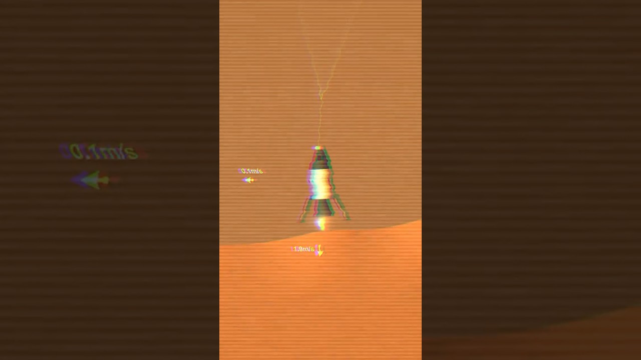 Landing on &lsquo;Vulcan&rsquo; Planet in SFS 🌋 #shorts