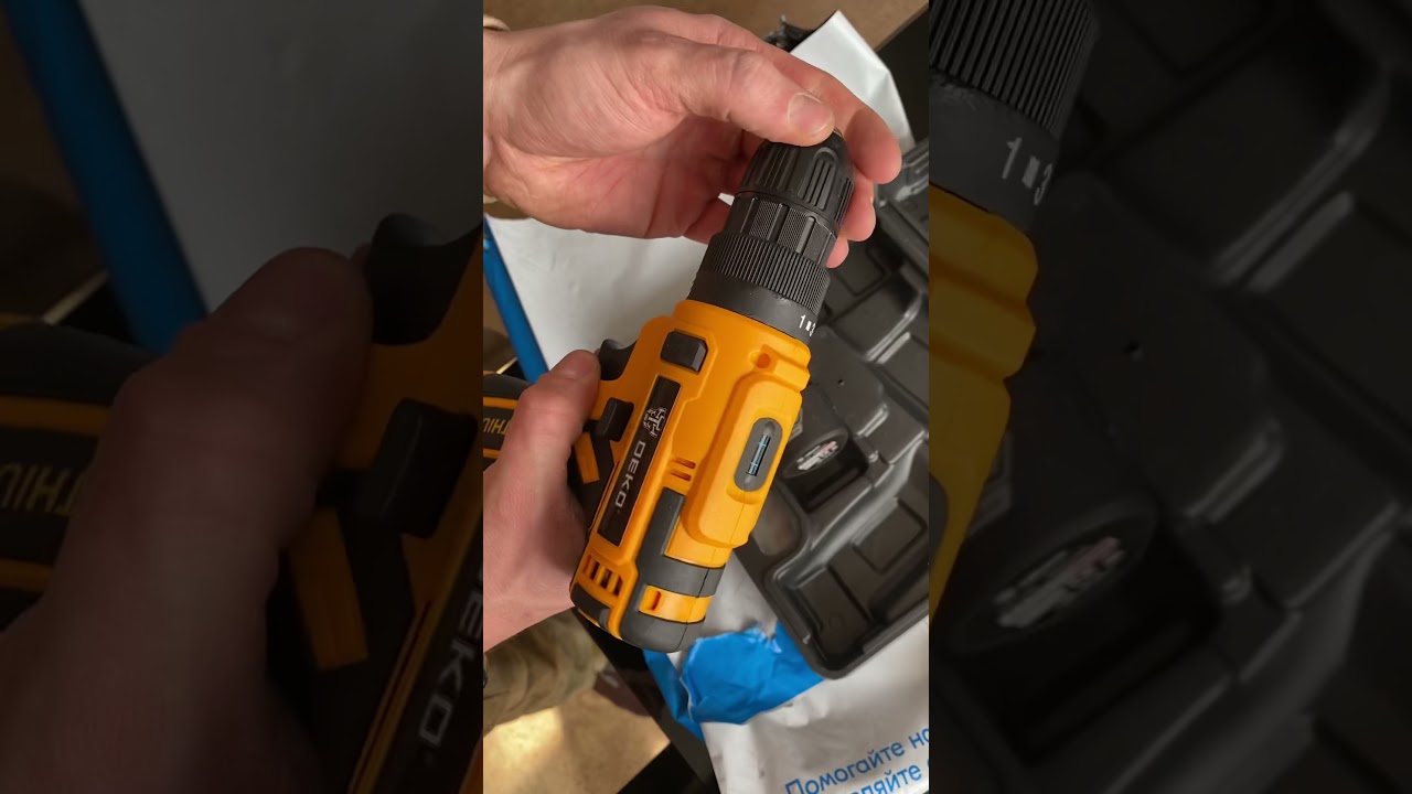 Дрель-шуруповерт DEKO Banger 12V SET 3