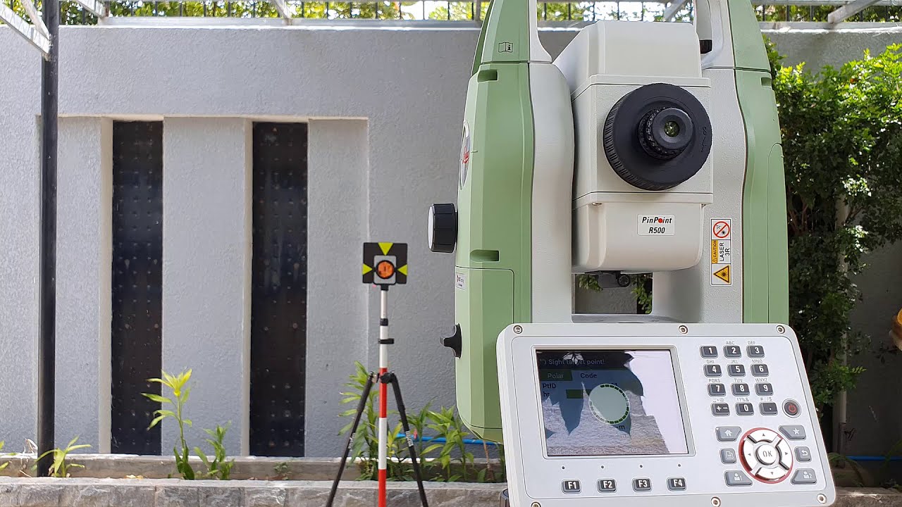Leica TS07 How to set up Total Station with Coordinate