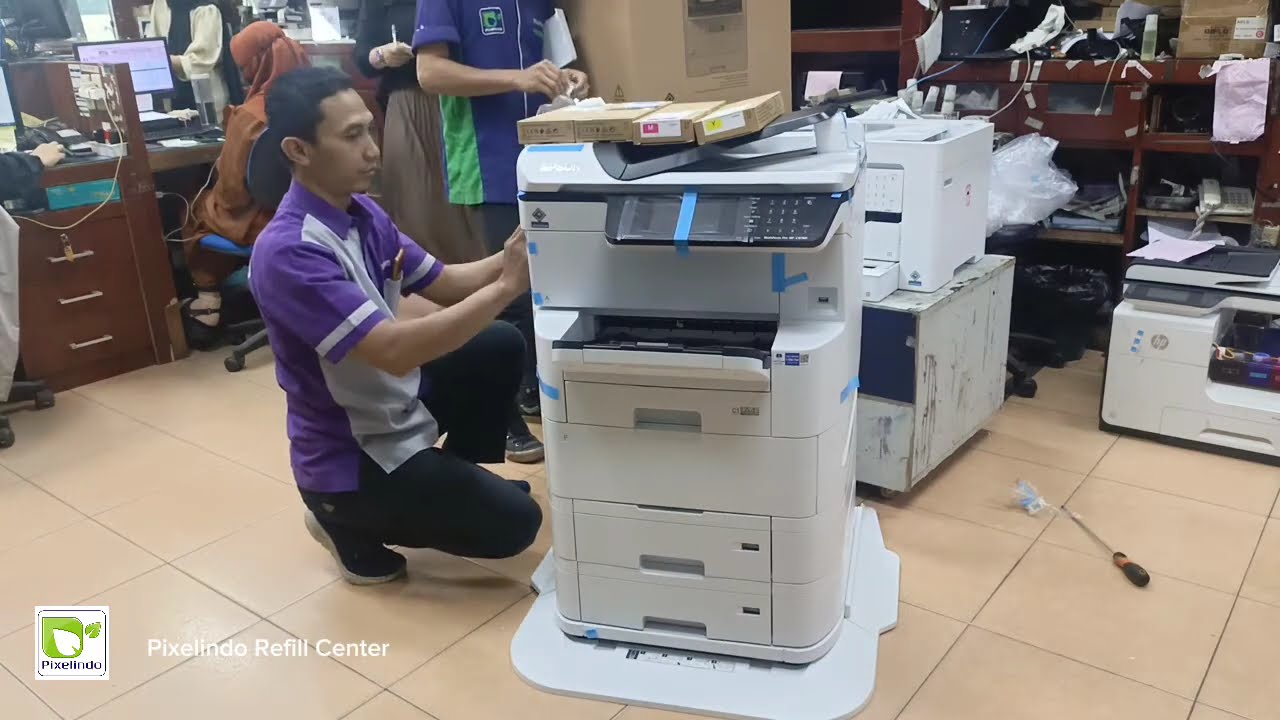 Unboxing Epson WorkForce Pro Wf-C878R