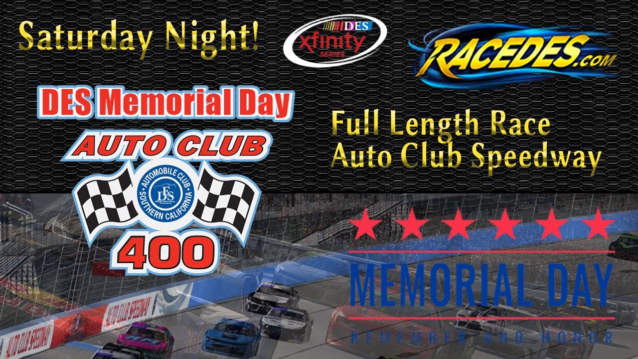 NASCAR Xfinity Auto Club Speedway !  Full Length Race