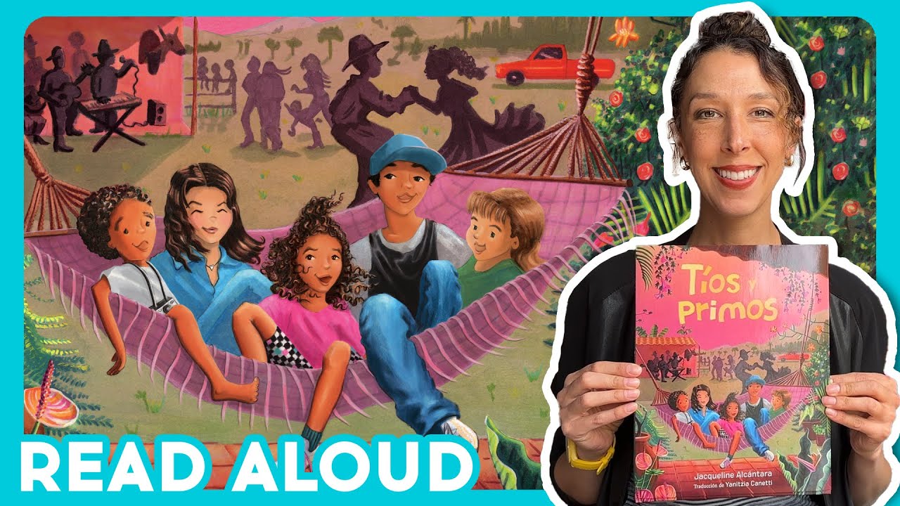 🏘️ TÍOS Y PRIMOS | Spanish Read Aloud Picture Book | Brightly Storytime