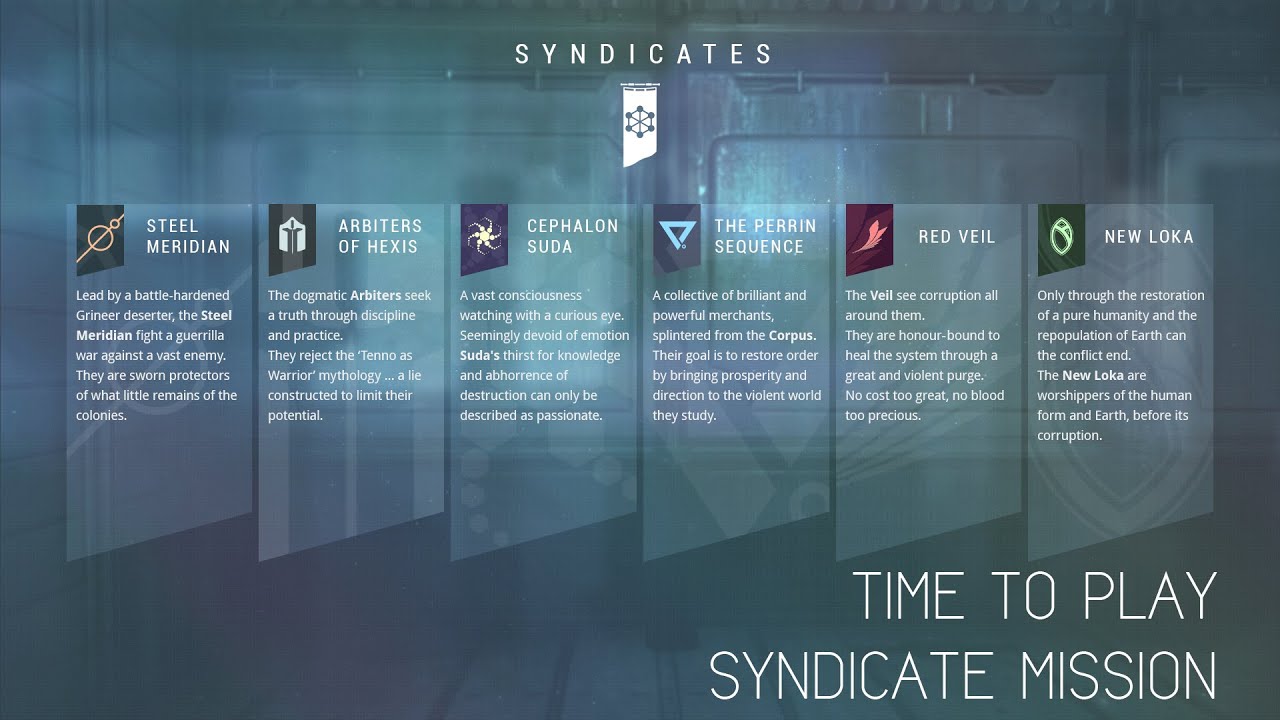 Warframe - Syndicate Mission (THAI)