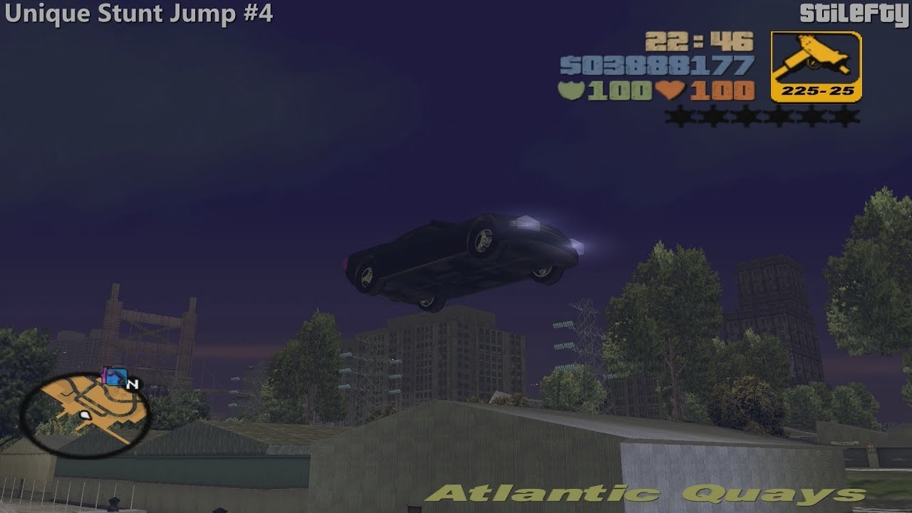 GTA 3 - 20 Unique Stunt Jumps Guide (1080p)