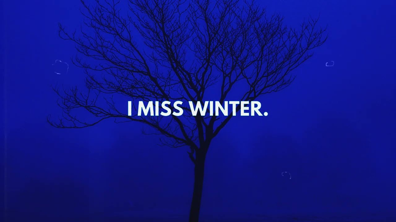 i miss winter. | dark ambient music with rain mix playlist | deep relaxation and meditation