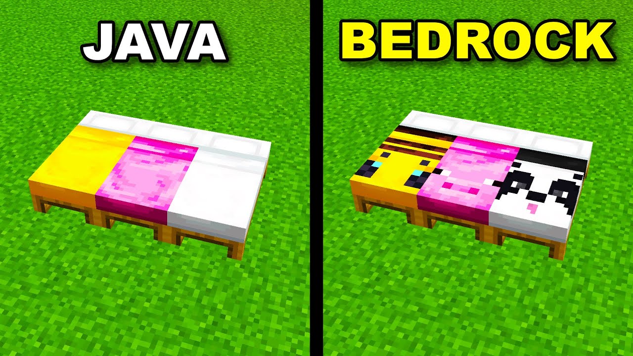 45 различий между Minecraft Java и Bedrock, о которых вы даже не догадывались!