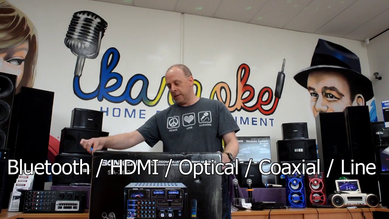 Sonken SA-760 Professional Karaoke Mixing Amplifier - www.khe.com.au