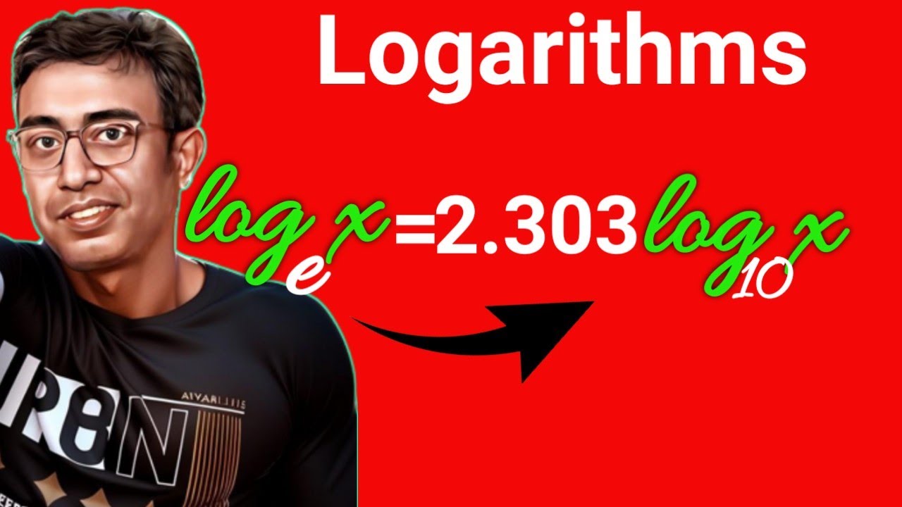 L4 Why lnx = 2.303 log x ? loge to log10 Conversion | log base Change | Natural log to common log
