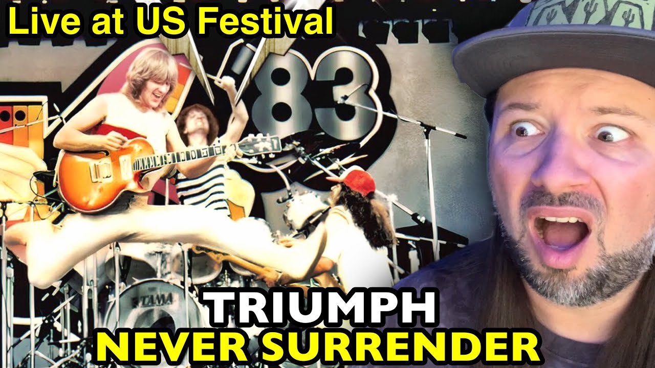 TRIUMPH Never Surrender LIVE US Festival 1983 | REACTION