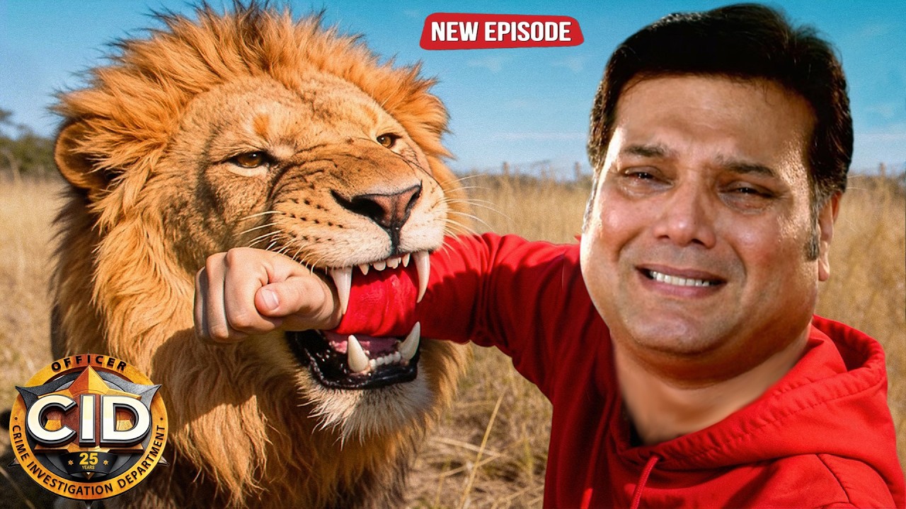 शेर ने दया का हाथ पकड़ लिया अपने मुँह से | जंगल में खूनी खेल: क्या शेर करेगा दया का शिकार 😱CID New EP