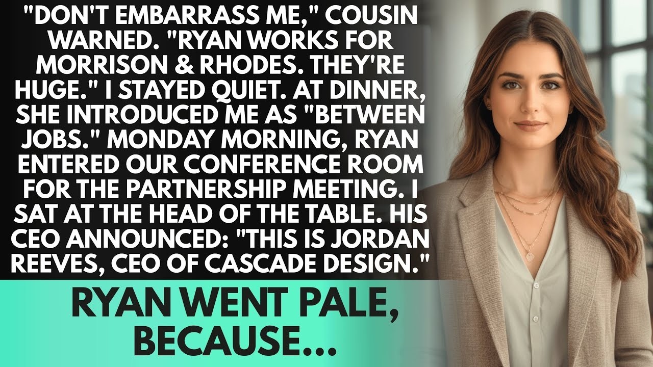 Cousin Said 'My Fiancé Works At Morrison & Rhodes' -Until He Walked Into The Meeting Where I Was...
