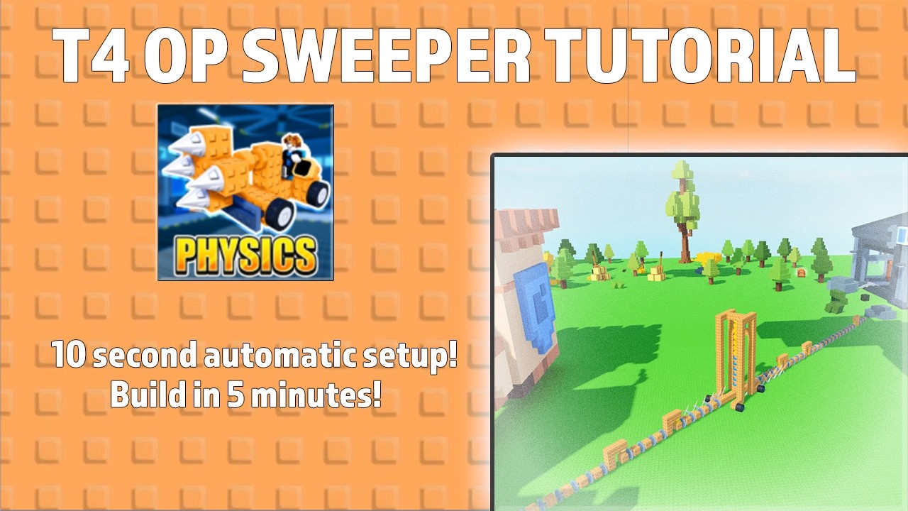 Build and Crush T4 automatic setup sweeper tutorial