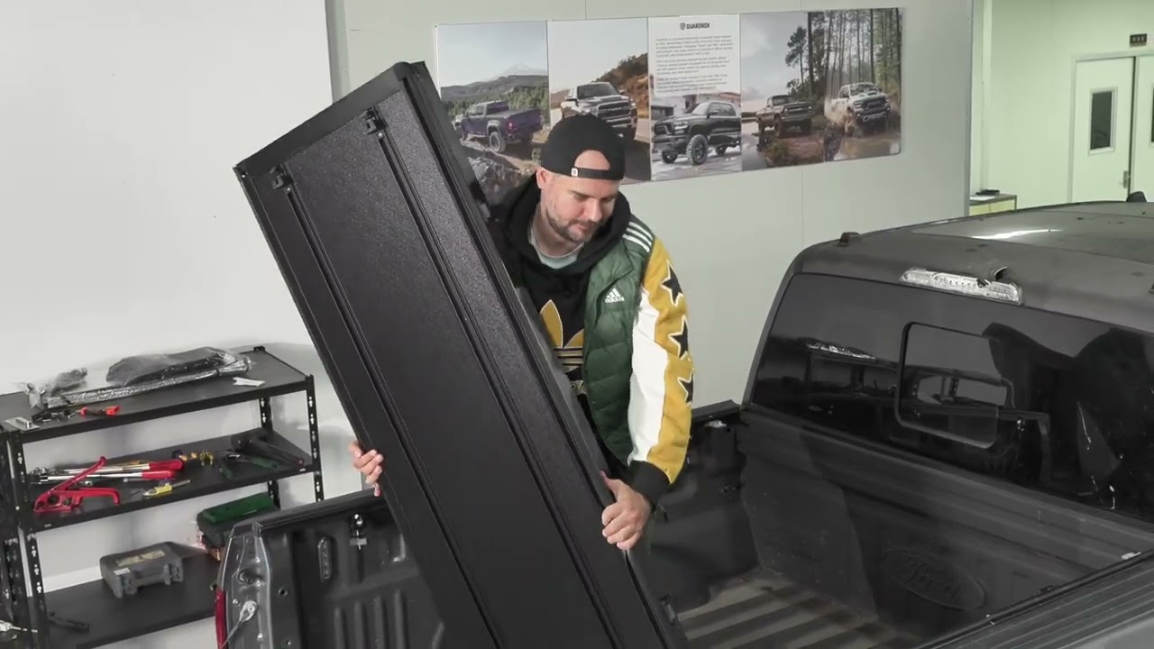 How to Install a Guardrox H5 Low Top Tri Fold Truck Tonneau Cover#guardrox