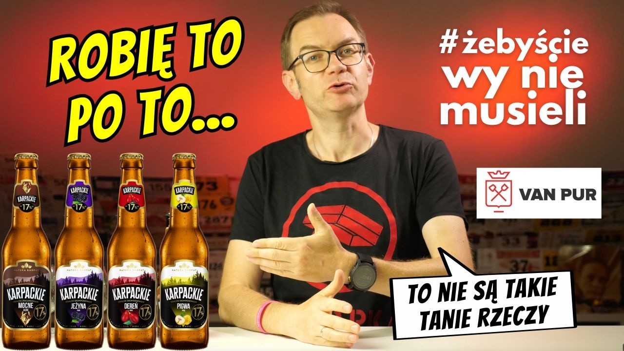 Karpackie 17% Mocne Jasne, Pigwa, Jeżyna i Dereń - Strong Ale - Rakszawa (Van Pur)