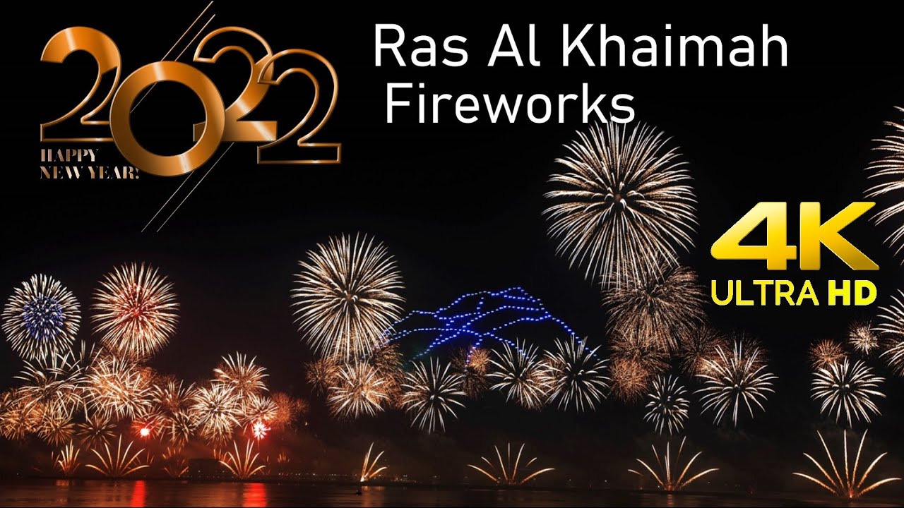 2022, Ras Al Khaimah New Year’s Eve Fireworks | Worlds Longest 4Km  Fireworks Display | RAKNYE 2022