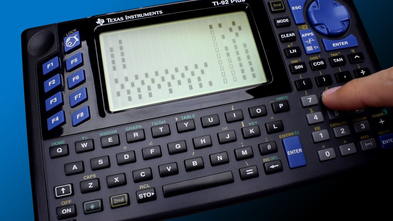 Keyboard test TI-92 Plus Calculator Gaak