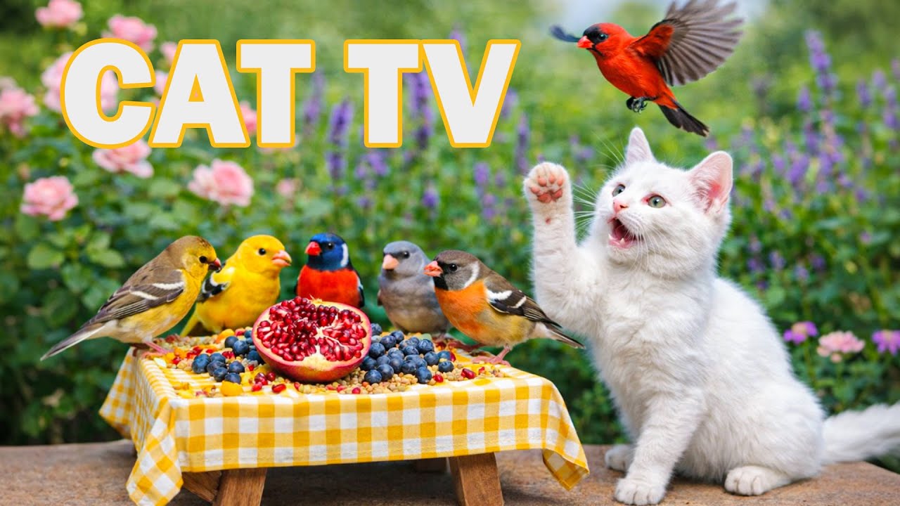 😺🐶 Pets Are Totally Locked In 🐦 | Giant Birds & Calm Nature | Best TV for Cats & Dogs 4K HDR