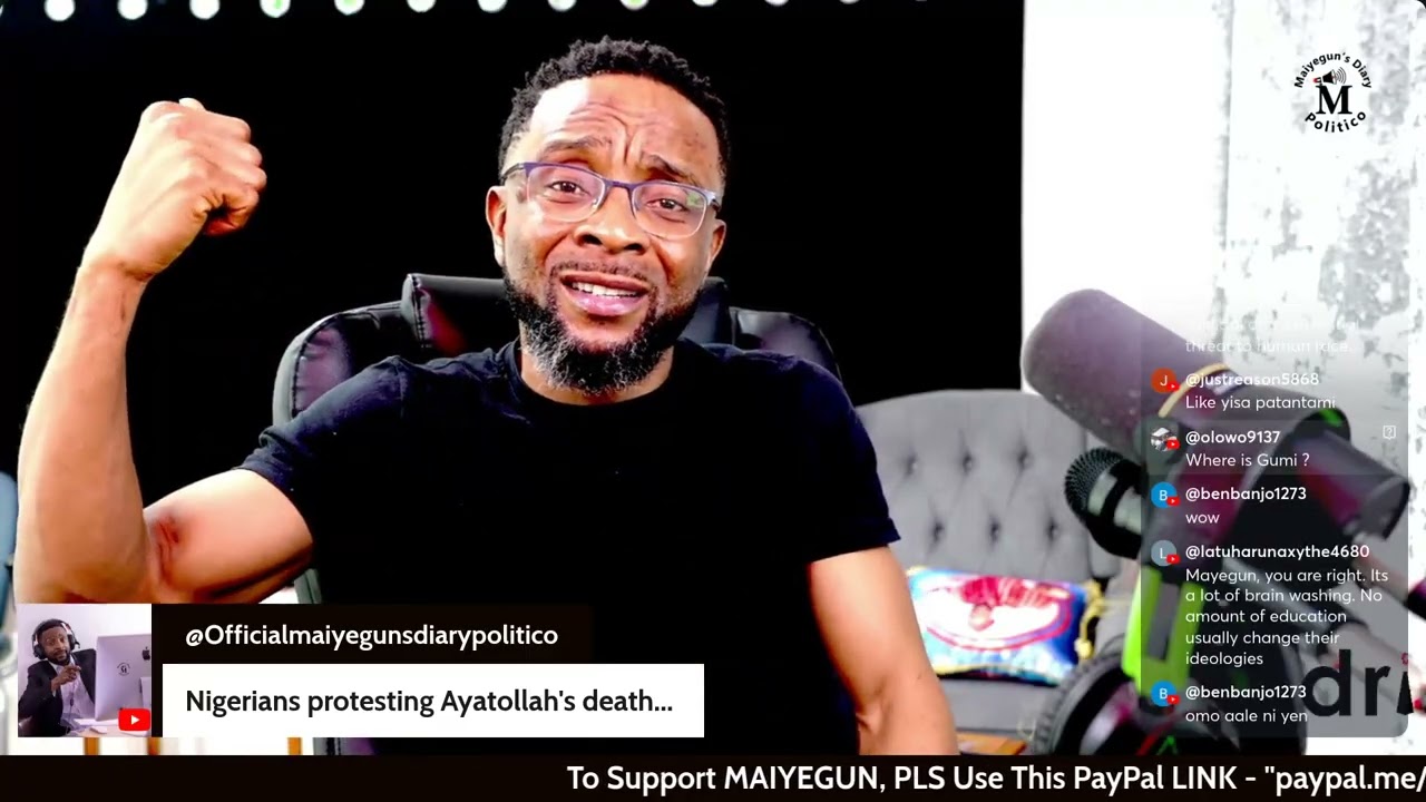 Protest In Nigeria After Ayatollah Khamenei's Death; Middlebelt Christians Calls Out Trump Again