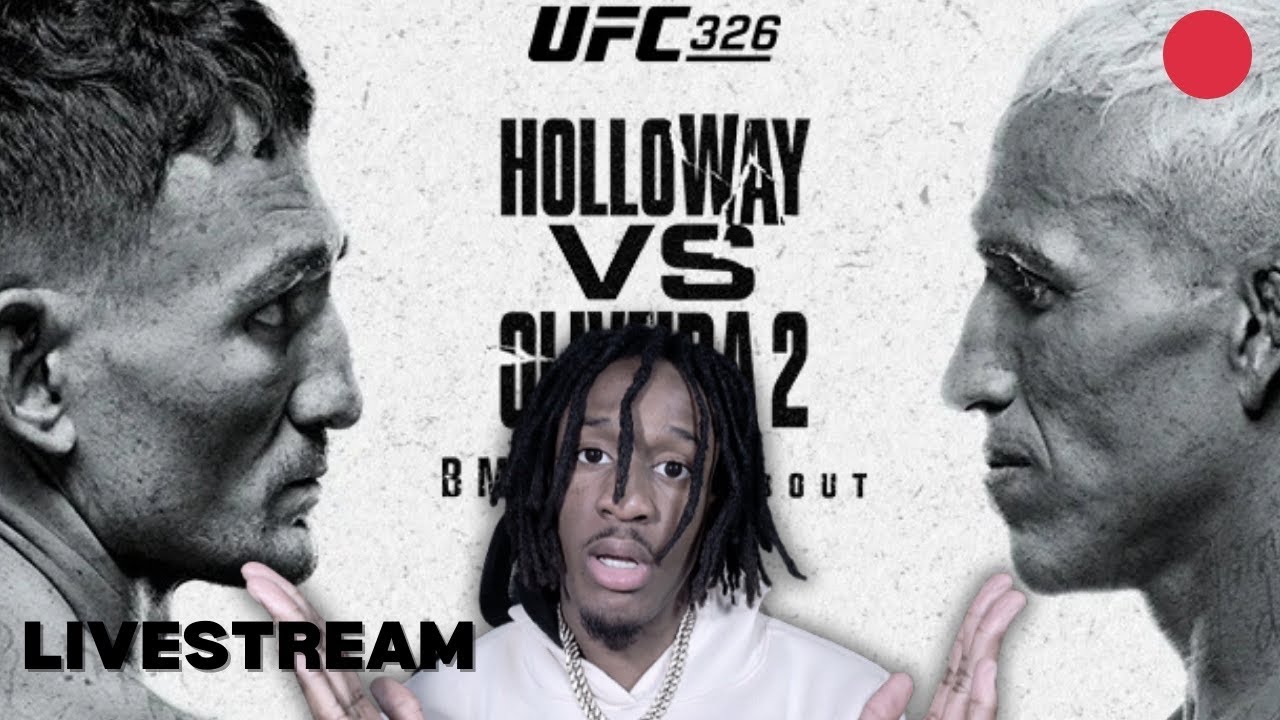 UFC 326 Holloway vs Oliveira 2 Fight Companion| LIVESTREAM