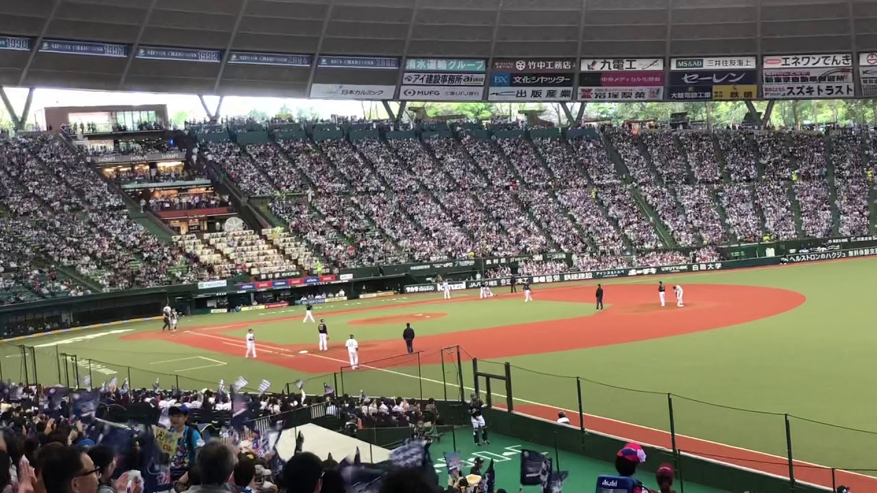 2018.4.7 西武チャンステーマ Flag to victory 【まるでライブ会場⁇】ビッグイニング 金子→秋山→源田 対オリックス
