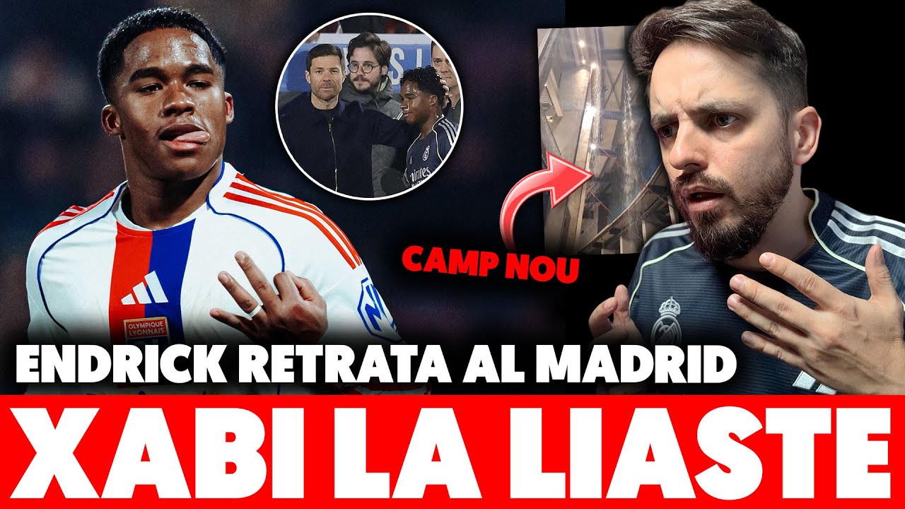 😡EL MADRID SE CARGÓ a ENDRICK… XABI ALONSO NO LO QUISO y AHORA REVIENTA en LYON 💥 · lo del CAMP NOU