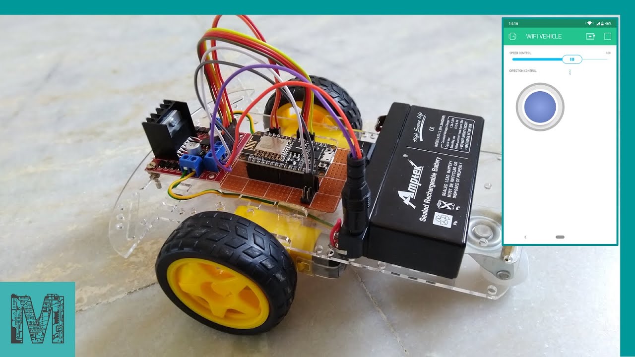 D.I.Y WIFI Vehicle w/ Speed Control | L298N | NodeMCU | MUFA TECH SOLUTIONS