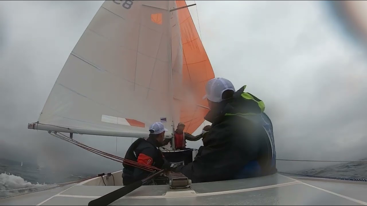 Downwind fun and action NED85 H-boot H-boat H-båd