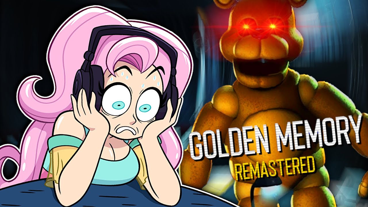 Флаттерчан играет в FNAF: GOLDEN MEMORY (REMASTERED)